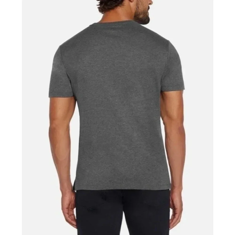 Banana Republic Men's M Luxe Touch Performance Tee Gray  N0749